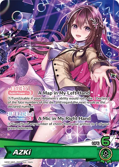 AZKi (OSR) — SD01: Start Deck: Tokino Sora and Azki hSD01-002