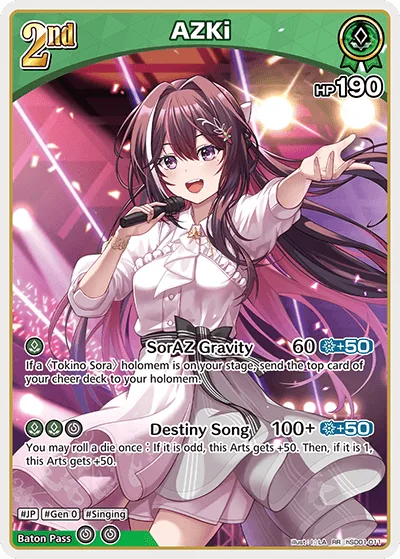 AZKi (RR) — SD01: Start Deck: Tokino Sora and Azki hSD01-011