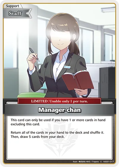 Manager-chan (C) — SD01: Start Deck: Tokino Sora and Azki hSD01-017
