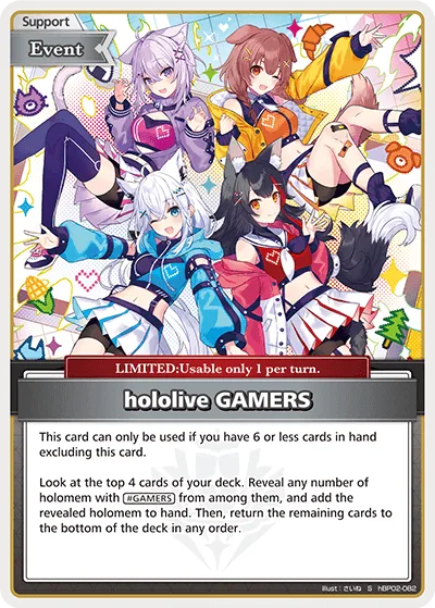 hololive GAMERS (S) — Quintet Spectrum hBP02-082