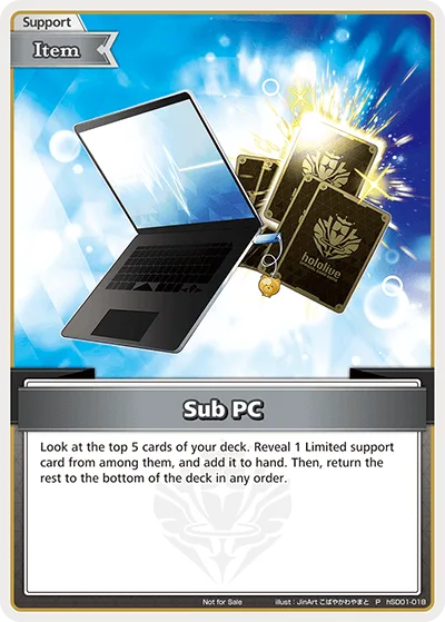 Sub PC (P) — hololive OFFICIAL CARD GAME Promos hSD01-018