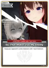 So, That Makes You My Enemy (U)