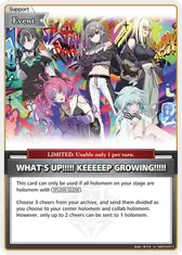 WHAT'S UP!!!!! KEEEEEP GROWING!!!!! (U)