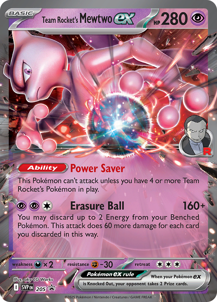 Mewtwo-ex de la Team Rocket