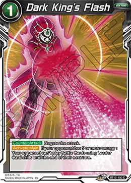 Dark King's Flash — Vicious Rejuvenation Pre-Release Cards BT12-150