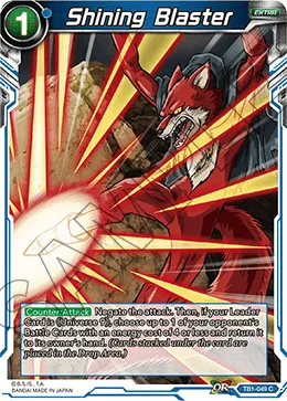 Shining Blaster (Reprint) — Battle Evolution Booster TB1-049