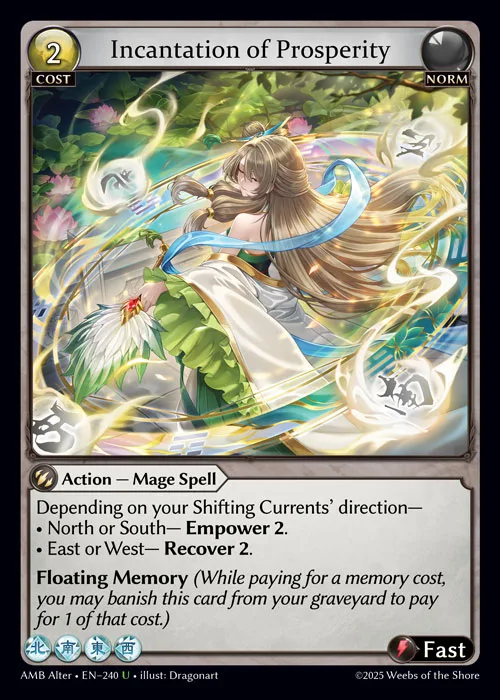 Incantation of Prosperity — Mortal Ambition Alter Edition 240