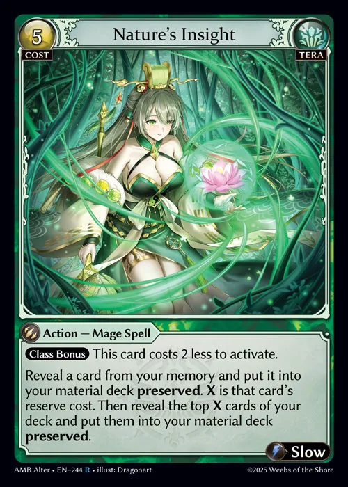 Nature's Insight — Mortal Ambition Alter Edition 244