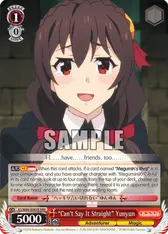 "Can't Say It Straight" Yunyun (RRR)
